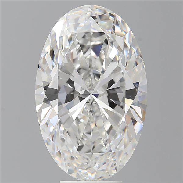 7.58 ct. oval Lab Grown Diamond front image