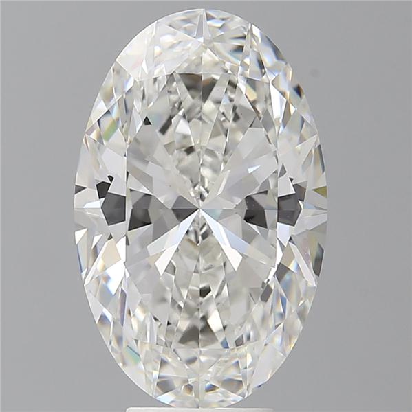 6.60 ct. oval Lab Grown Diamond front image