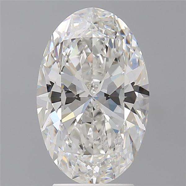 3.50 ct. oval Lab Grown Diamond front image