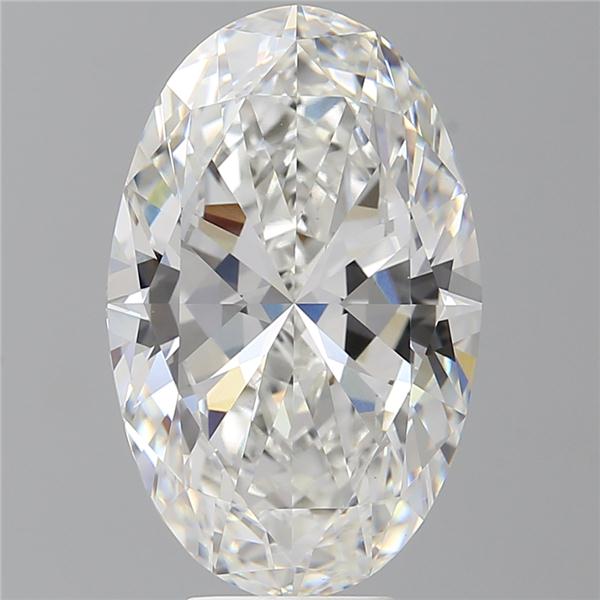 7.54 ct. oval Lab Grown Diamond front image