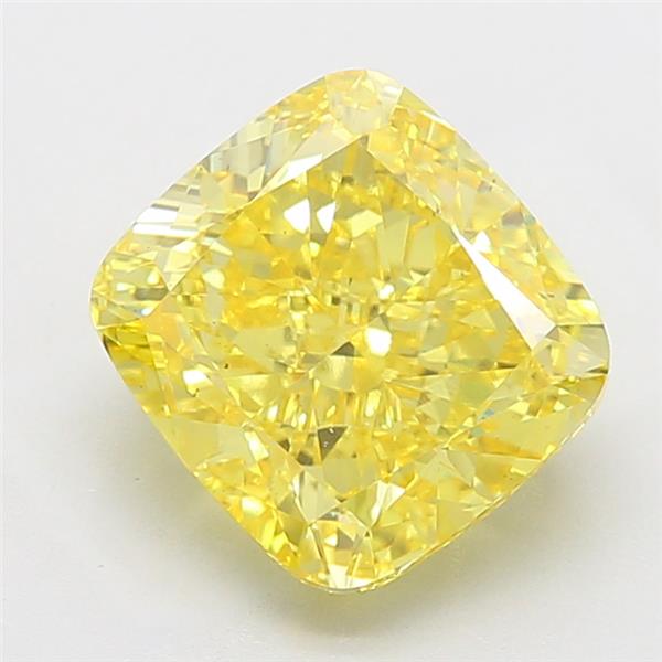 6.21 ct. cushion Lab Grown Diamond front image