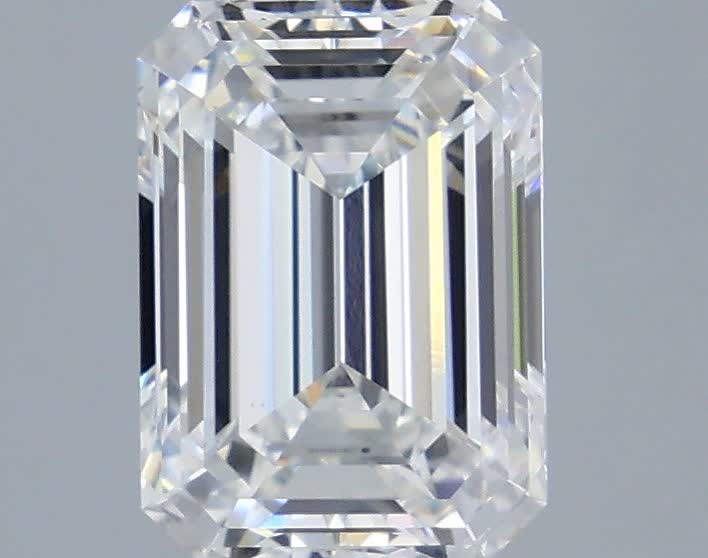 3.05 carat f VS1 EX Cut IGI emerald diamond