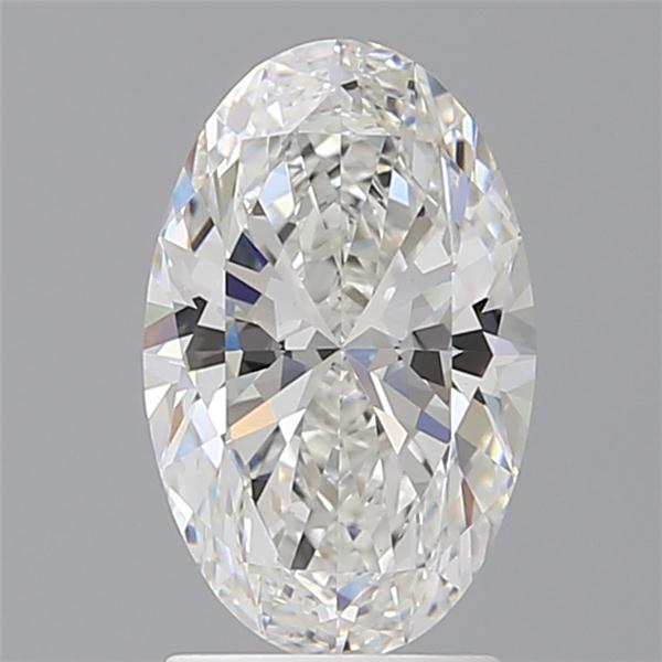 2.10 ct. oval Lab Grown Diamond front image