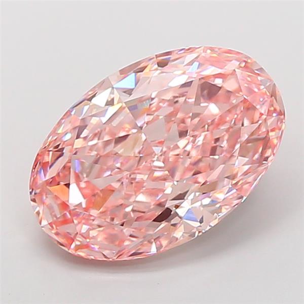 6.53 ct. oval Lab Grown Diamond front image