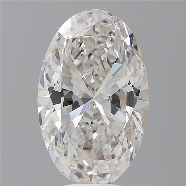 7.10 ct. oval Lab Grown Diamond front image