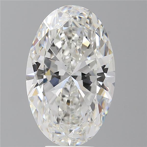 7.10 ct. oval Lab Grown Diamond front image