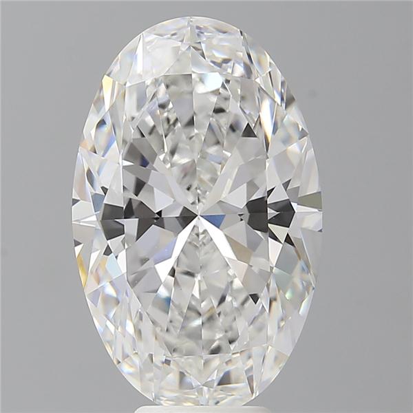 7.09 ct. oval Lab Grown Diamond front image