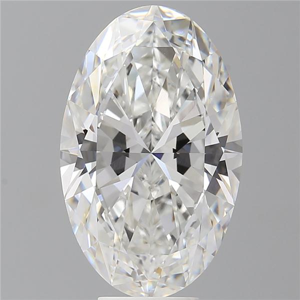 7.58 ct. oval Lab Grown Diamond front image