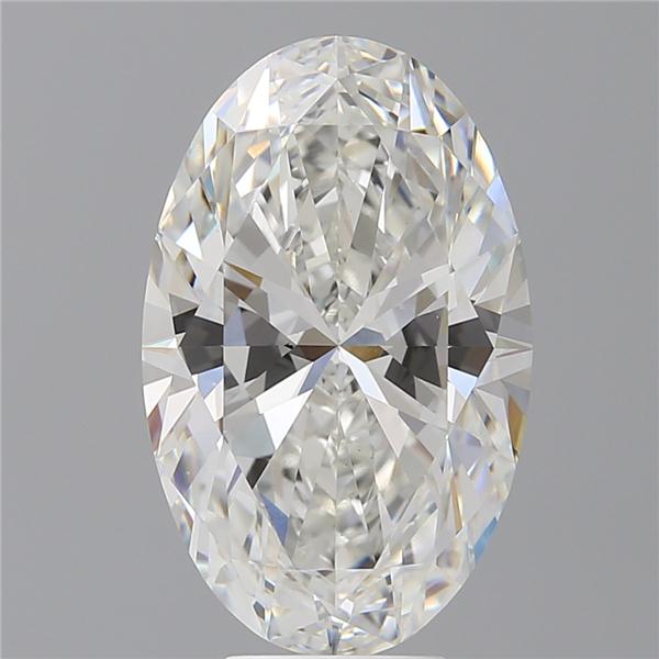 7.07 ct. oval Lab Grown Diamond front image