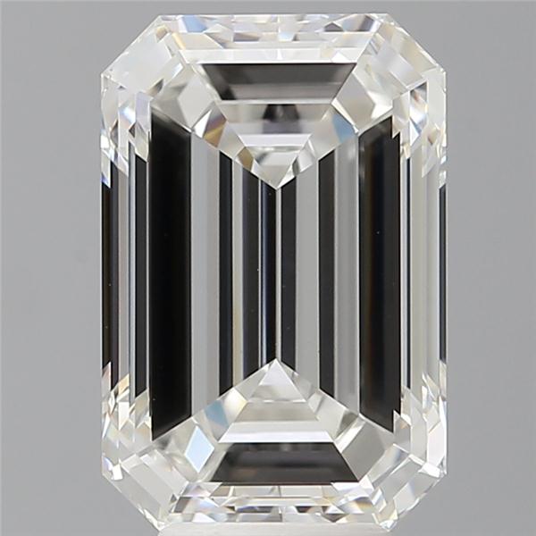 6.08 ct. emerald Lab Grown Diamond front image