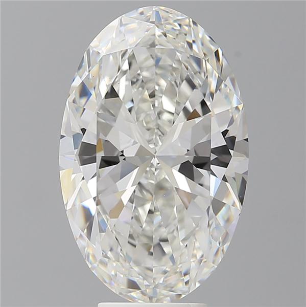 6.51 ct. oval Lab Grown Diamond front image