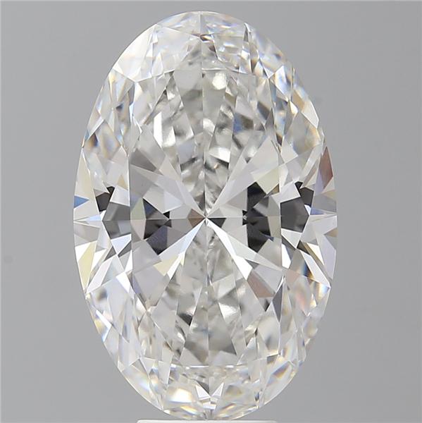8.10 ct. oval Lab Grown Diamond front image