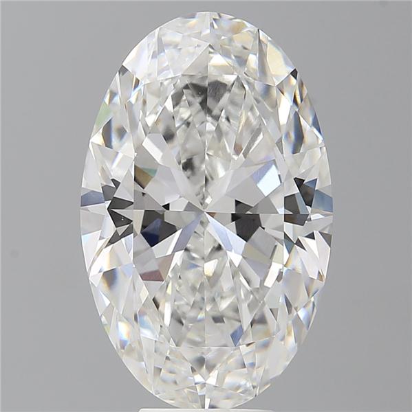 8.10 ct. oval Lab Grown Diamond front image