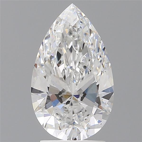 2.60 ct. pear Lab Grown Diamond front image