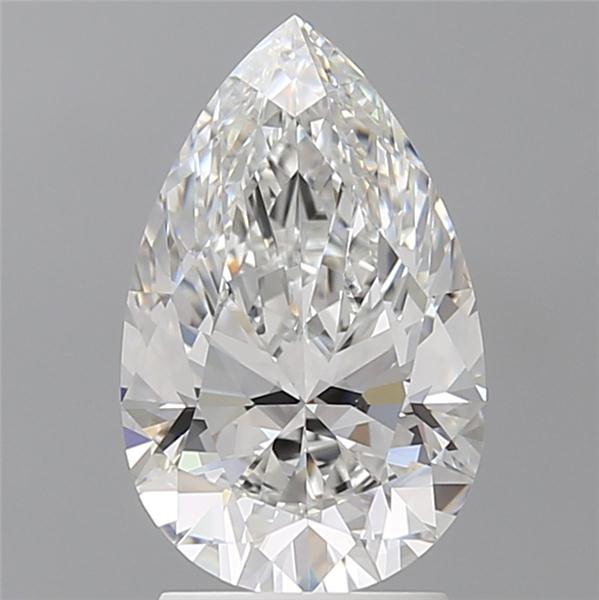 2.60 ct. pear Lab Grown Diamond front image
