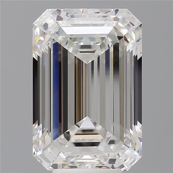 7.58 ct. emerald Lab Grown Diamond front image