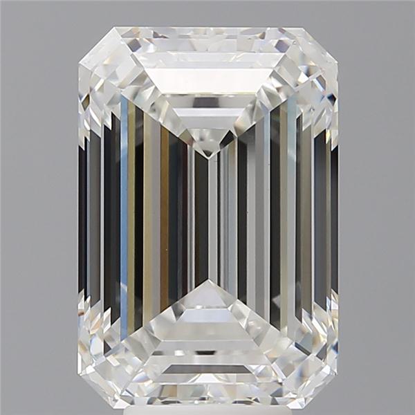 7.58 ct. emerald Lab Grown Diamond front image