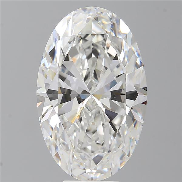 9.58 ct. oval Lab Grown Diamond front image