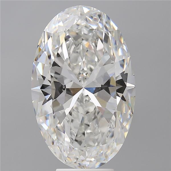 7.57 ct. oval Lab Grown Diamond front image