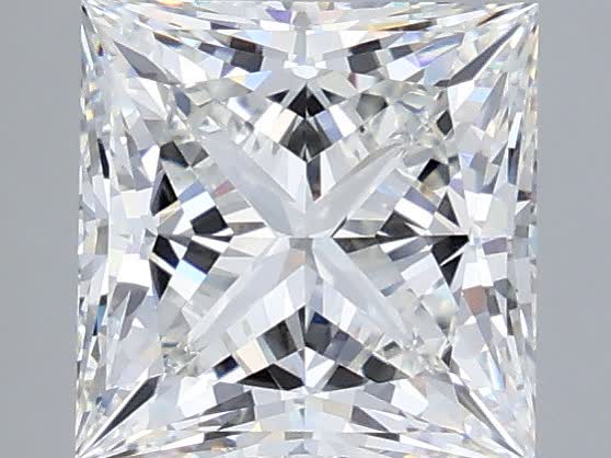 2.56 ct. princess Lab Grown Diamond front image