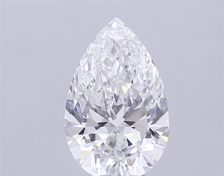 7.08 ct. pear Lab Grown Diamond front image