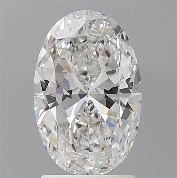 2.01 ct. oval Lab Grown Diamond front image