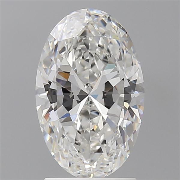 2.03 ct. oval Lab Grown Diamond front image