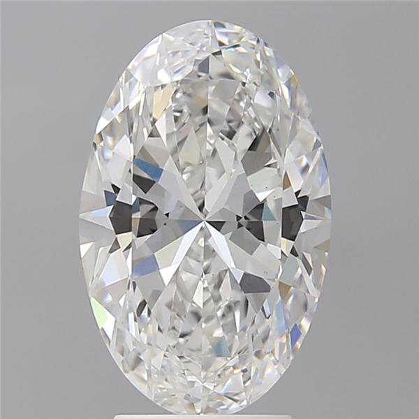 3.59 ct. oval Lab Grown Diamond front image
