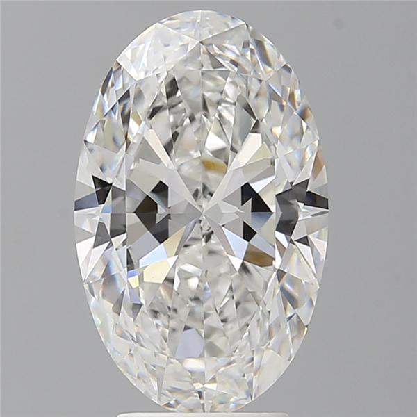 4.10 ct. oval Lab Grown Diamond front image