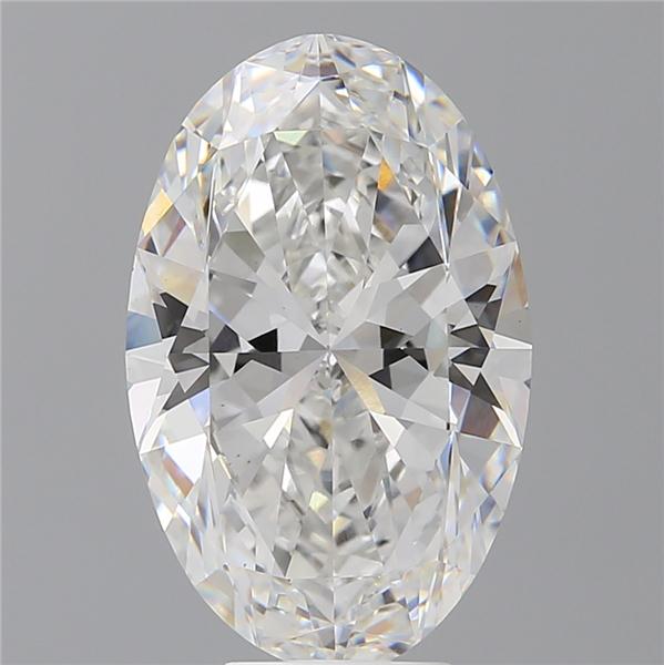 7.07 ct. oval Lab Grown Diamond front image