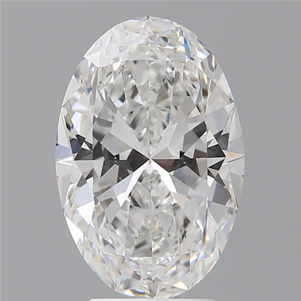 4.09 ct. oval Lab Grown Diamond front image