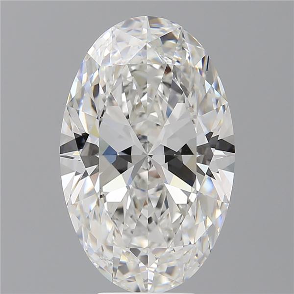 7.02 ct. oval Lab Grown Diamond front image