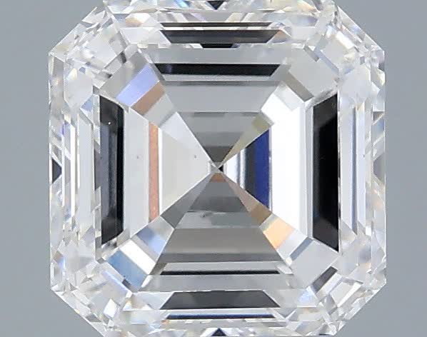 2.08 carat e VS1 EX Cut IGI asscher diamond