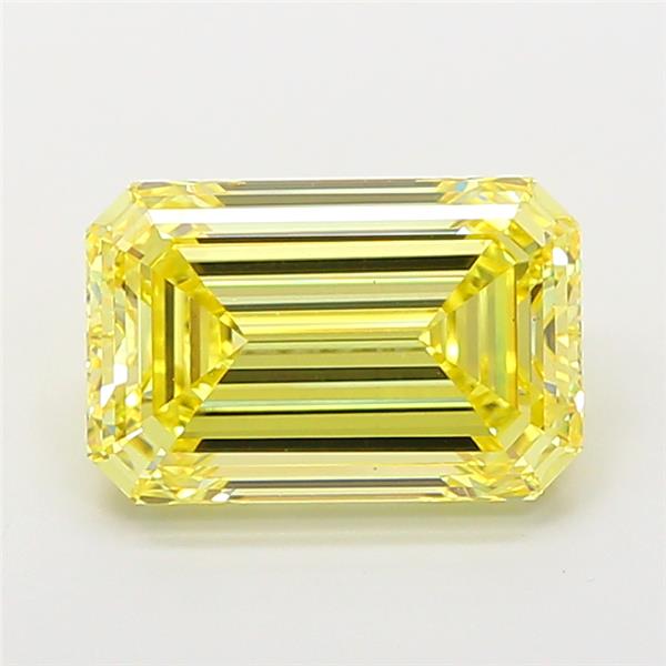 4.10 ct. emerald Lab Grown Diamond front image