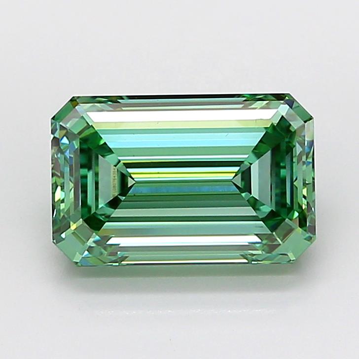 4.02 ct. emerald Lab Grown Diamond front image