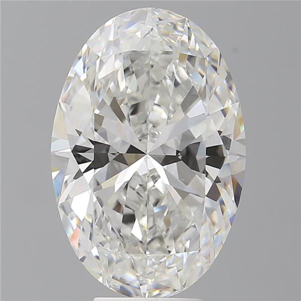 7.07 ct. oval Lab Grown Diamond front image