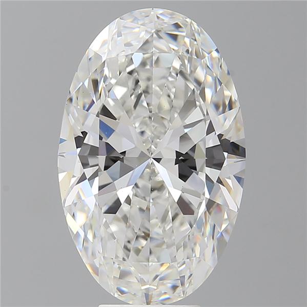 8.04 ct. oval Lab Grown Diamond front image