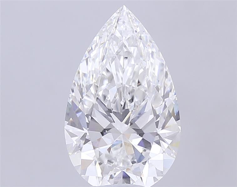 6.10 ct. pear Lab Grown Diamond front image