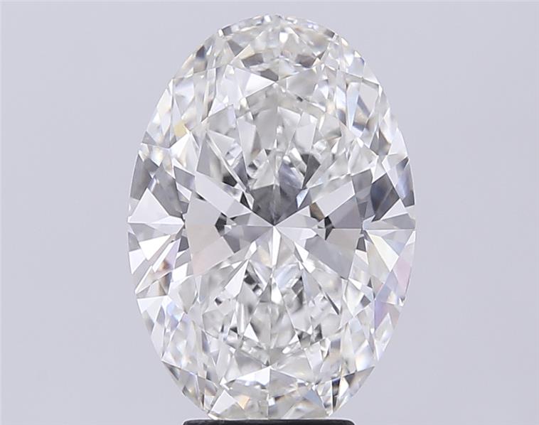 5.52 ct. oval Lab Grown Diamond front image