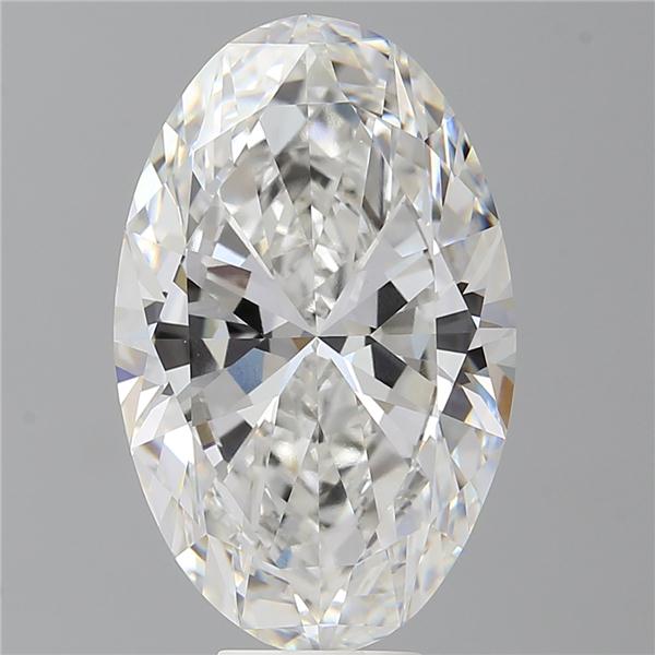9.52 ct. oval Lab Grown Diamond front image