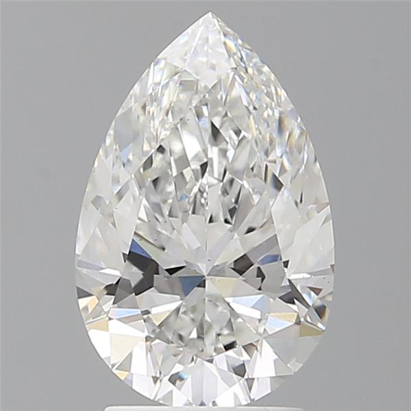 2.60 ct. pear Lab Grown Diamond front image