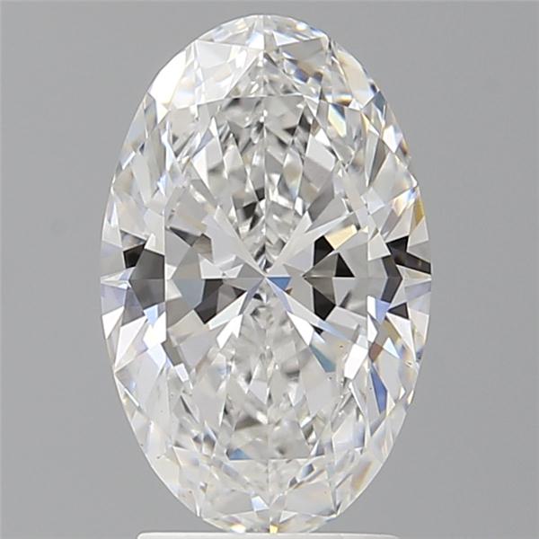 2.55 ct. oval Lab Grown Diamond front image