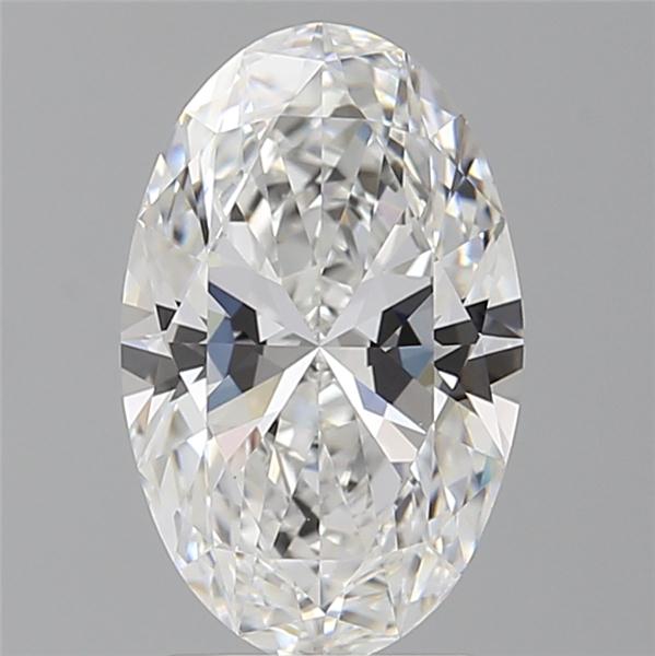 2.56 ct. oval Lab Grown Diamond front image