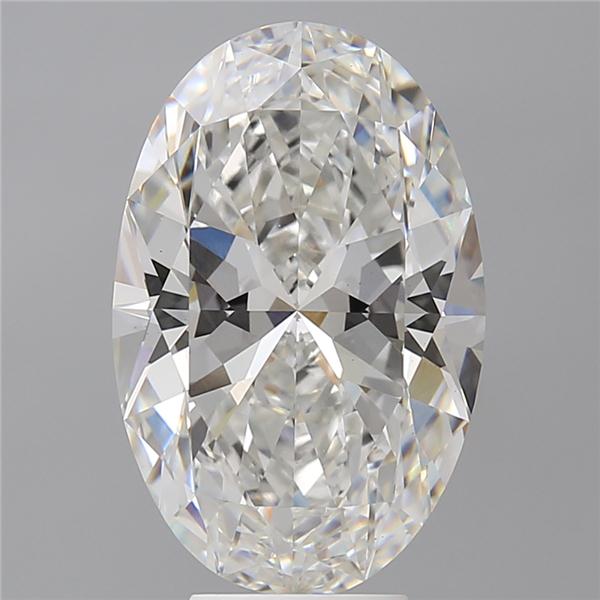 6.57 ct. oval Lab Grown Diamond front image