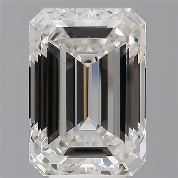7.08 ct. emerald Lab Grown Diamond front image