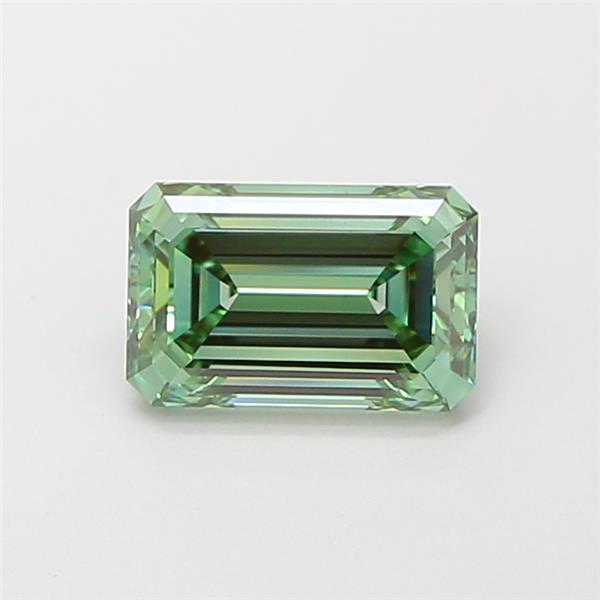 1.02 carat fancy vivid  green VS1 EX Cut IGI emerald diamond