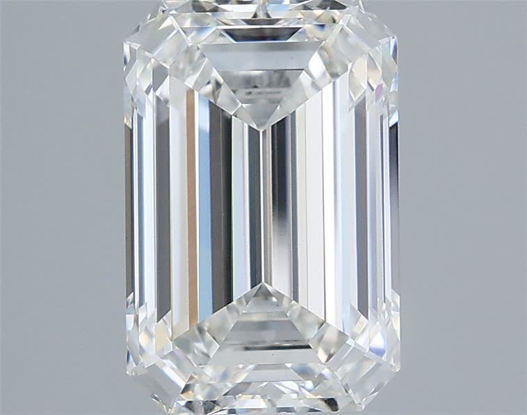 2.81 ct. emerald Lab Grown Diamond front image