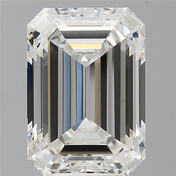 7.02 ct. emerald Lab Grown Diamond front image