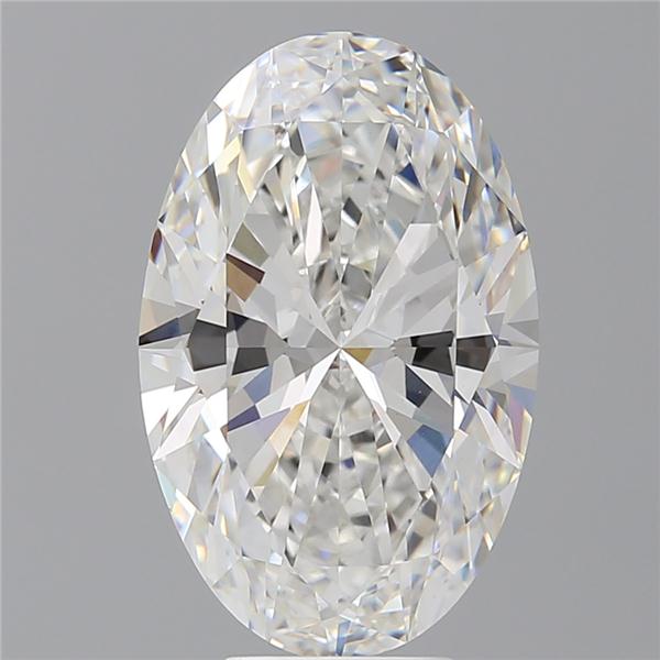 6.60 ct. oval Lab Grown Diamond front image