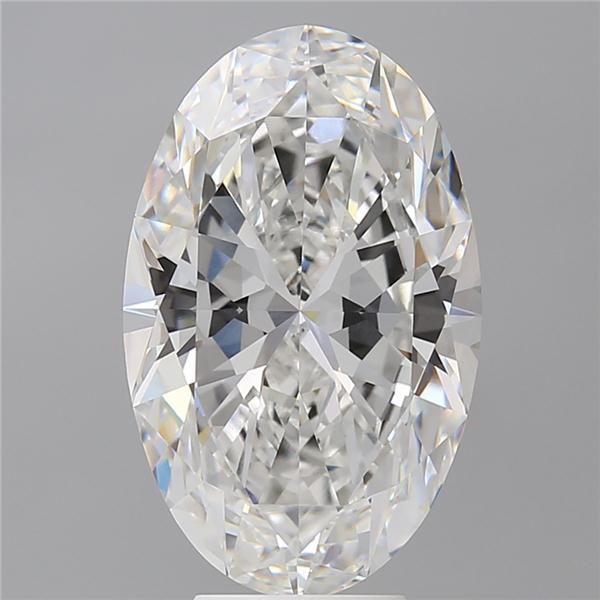 6.10 ct. oval Lab Grown Diamond front image